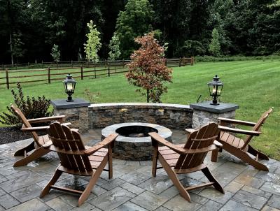 cost of patio with fire pit